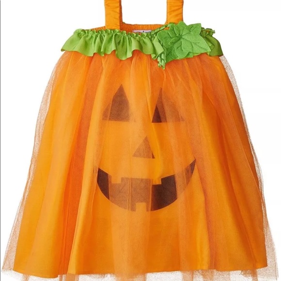 LAST 1! MUD PIE Pumpkin TUTU Tulle Halloween DRESS - Picture 2 of 6